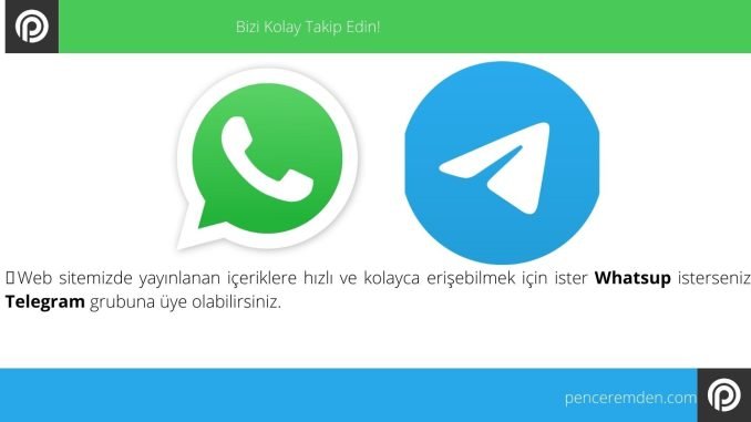Bizi Kolay Takip Edin