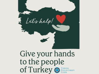 give your hands to the people of turkey